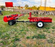 Massive MT-20 Walking Tractor with Rotary Tiller & Plough - 2 Furrow